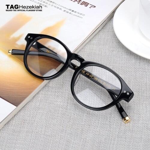 TAG Hezekiah Brand Optical Retro Eye Glasses Frame For men Women Eyeglasses Vintage With Clear Lens Oculos Feminino Masculino