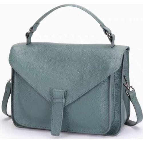 Luxury Genuine Leather Women Shoulder Bag Vintage Messenger Crossbody Bag Female Purse Totes Bag Casual Cowhide Lady Handbag