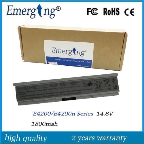 4cells 14.8V New High Quality Laptop Battery for Dell E4200 00009 312-0864 451-10644 453-10069 F586J R331H R640C