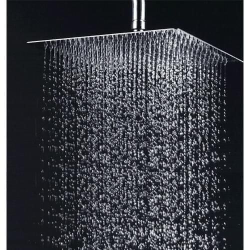 Bathroom Accessories Stainless Steel Handheld Round and Square Top Bathtub Sprayer Ultra-thin Shower Heads Rainfall Shower Head