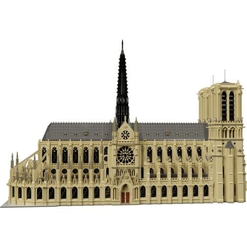 63181Pcs MOC-43974 Notre Dame de Paris Modular Building Block DIY Assembly Blocks Model ( Designed by Stefano Mapelli )