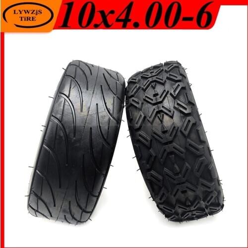10x4.00-6 Tubeless Vacuum Tire for Electric Scooter Balance Car Mini Motorcycle 10*4.00-6 Anti Slip Off-road Tire