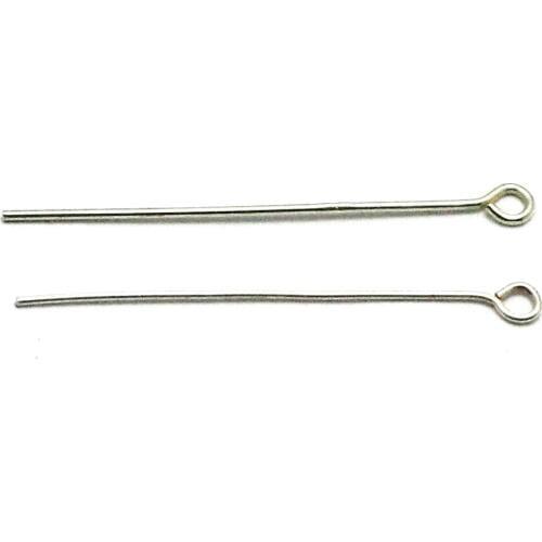 Beadsnice Sterling Silver Ball Pin DIY Jewely Fitting Eyepins Findings Earring Making Wholesale Headpins Accessories Settings