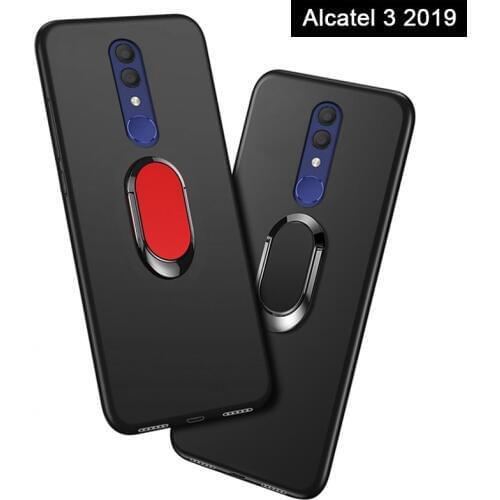 Cover for Alcatel 3 2019 5053Y 5053D 5053K Case luxury 5.94 inch Soft Black Plastic Coque for Alcatel 3 2019 Phone Cases