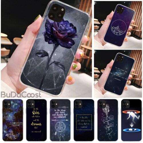 A Court of Mist and Fury Sarah J MaaS Phone Case for iPhone 8 7 6 6S Plus X 5S SE 2020 XR 11 pro XS MAX 12 12Mini
