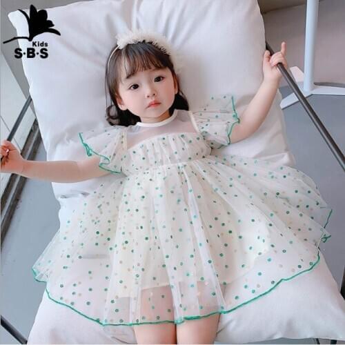 Children Little Girls Princess Dresses Toddler Casual Knee-Length Dress Baby Girl Tutu Dress Party Dress