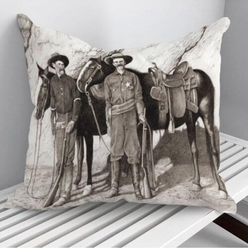 Arizona Rangers Throw Pillows Cushion Cover On Sofa Home Decor 45*45cm 40*40cm Gift Pillowcase Cojines Dropshipping