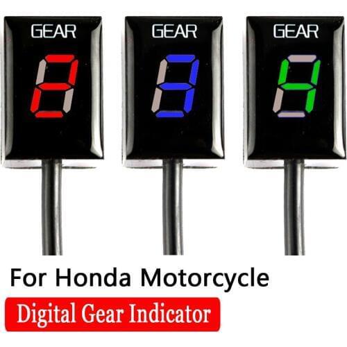 For Honda CB500X VFR 800 CB1000R CB400SF CBR650F CB650F Motorcycle 1-6 Level Ecu Plug Mount Speed Gear Display Indicator