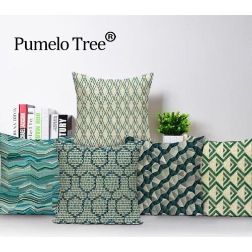 Geometric Cushion Covers Print Pattern Case Pillows Decorative for Living Room Abstract Pillow Cover Streak Covers for Cushions
