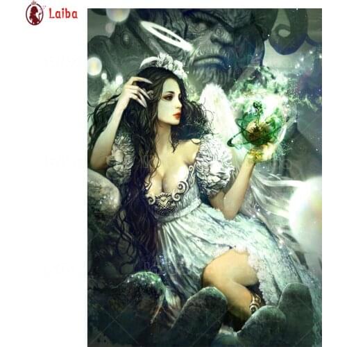 Pictures 5d diamond painting Fantasy art sexy angel woman full novelty 2020 mosaic art diamond embroidery icons new hot