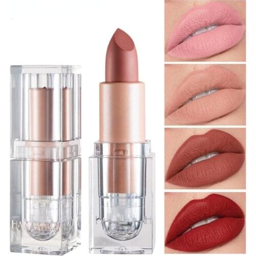 Small Ice Cube Matte Lipstick Nude Matte Not Easy To Fade Lipstick Long Lasting Waterproof Velvet Lipstick Cosmetic