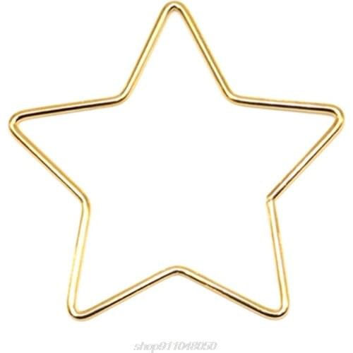 Star Metal Craft Hoops Dream Catcher Rings for Dreamcatchers Wreaths Macrame Project DIY Accessories J19 21 Dropshipping