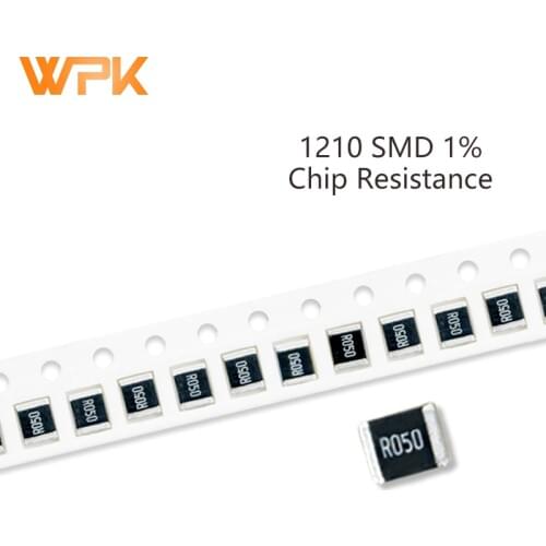 100Pcs 1210 SMD Resistor Set 1% Tolerance 402R-30K 750R 820R 910R 1K 1.1K 1.2K 10 Ohm Electronic Components DIY Assorted Kit