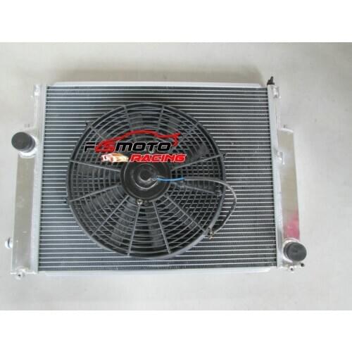 All Aluminum Racing Radiator & fan 1992-1999 For BMW M3 E36 1994 95 96 97