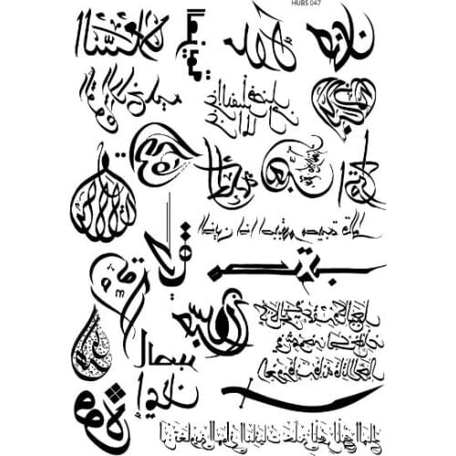 Rocooart LC880 Multi Style Tatuagem Hand Taty Letters Fake Tattoo Body Art Temporary Tattoo Sticker For Women Flash Tatouage