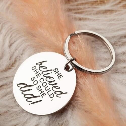 Inspirational Gifts for Teen Girls Graduation Keychain for Best Girlfriend Gift Women Teenage Girl