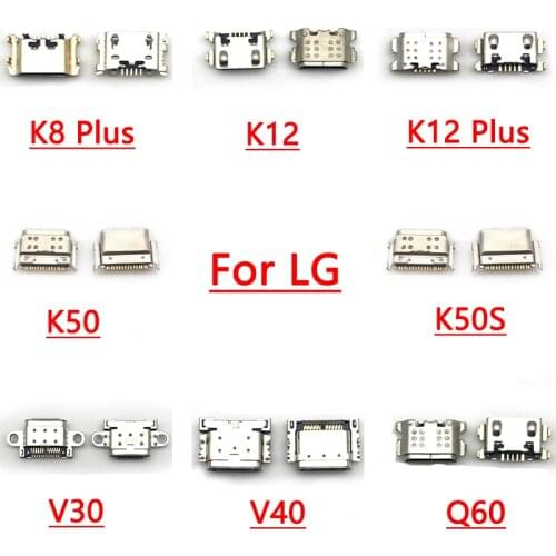 2Pcs/Lots New Micro Jack Socket Usb Charging Connector Charger Port Plug For LG K9 K11 K10 K4 2017 K10 2016