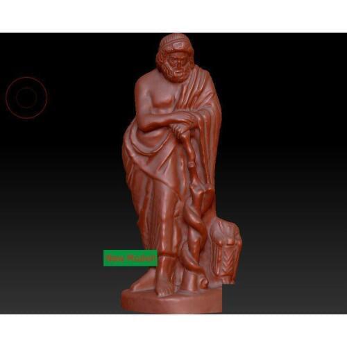 3D model stl format for cnc machine Asclepius