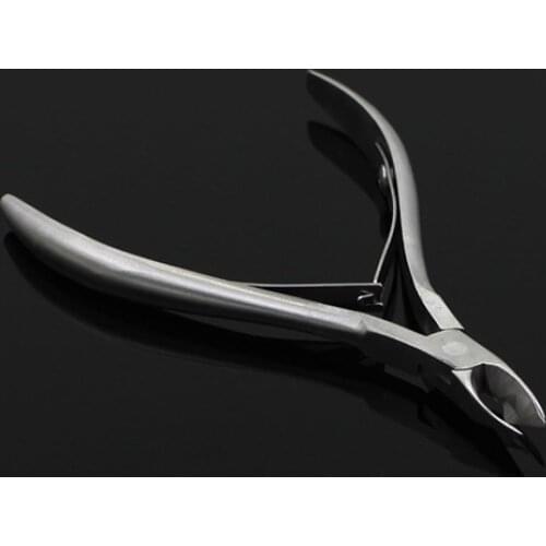 80% Hot Sale Dmoley Nail Cuticle Scissors Stainless Steel Manicure Pedicure Tools Silver Dead Skin Scissor Nipper Clipper Tool