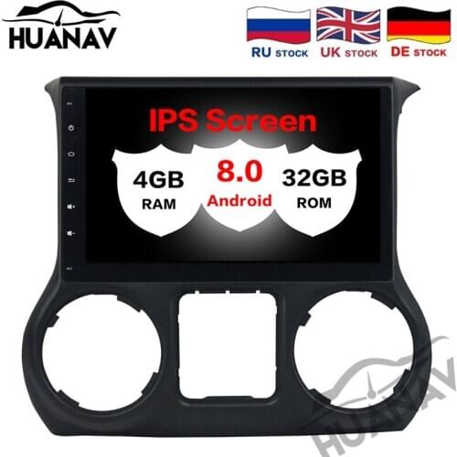 Tesla style Car No DVD Player GPS Navigation For JEEP Wrangler 2011-2018 head unit 1 din radio Multimidia Android 8 stereo navi