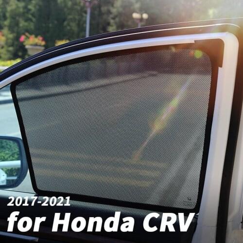 Car window sunshade curtain thermal insulation curtain net sand decoration modification For Honda CR-V crv 2017 18 19 20 2021