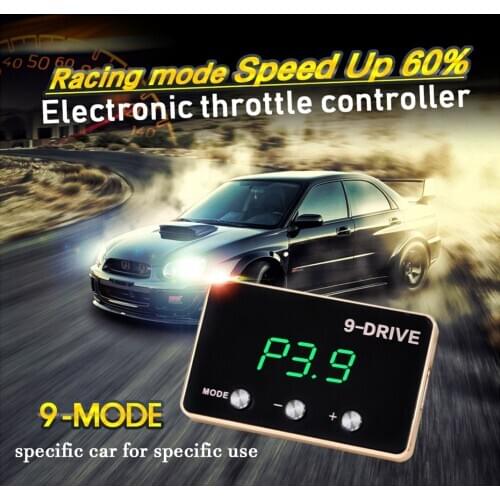 Car Electronic Throttle Controller 9 Drives 5 Modes Plug and Play Portable Pedal Booster Electronic Throttle Accelerator