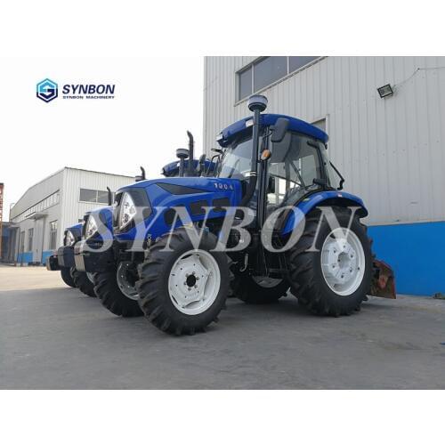 Used 90HP 4 WD High Power Mini Orchard Farm Hydraulic Multiple Auxiliary Tools Agriculture Machinery Wheel Tractor With Cabin