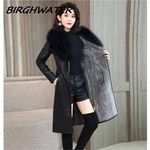 Женские кожаные куртки BIRGHWATER China At AliExpress