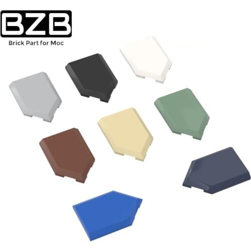 BZB MOC 22385 2x3 Shield Light Panel 35339 35341 Creative High-tech Building Block Model Kids Toys Boys DIY Brick Parts Gifts