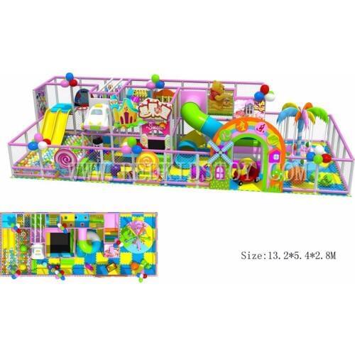 Exported to Portugal Eco-friendly EU Standard Indoor Playground Set 160721