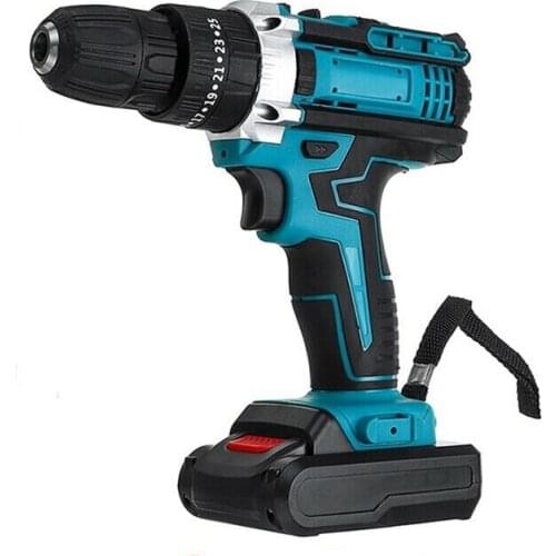 21V 3 in 1 Electric Cordless Impact Drill Rechargable Electric Screwdriver Drill With Battery LED Adjustable Speed Power Tool