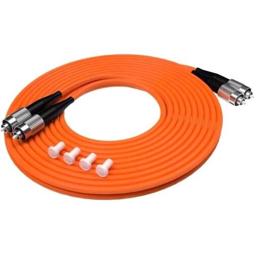 FC/UPC-FC/UPC Duplex,Diameter3.0mm OM1 Multimode Fiber Optic Patch Cord,Length 1M 2M 3M 5M 10M or more Accept customization