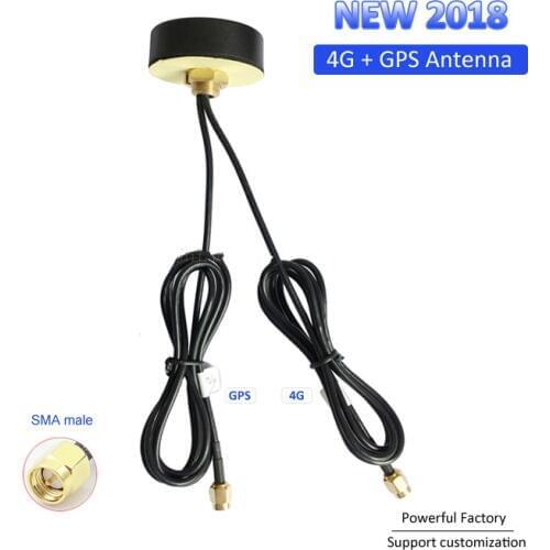 Custom 2.4g Wifi External 2x2 Mimo GPS Combination 3G 4G LTE Antenna 1 meter cable SMA M connector 1 piece