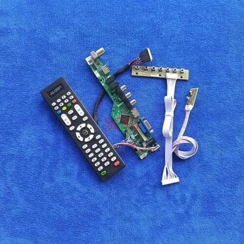 Monitor controller drive board Kit LCD LED Signal analog 1366*768 40-Pin LVDS Fit LP116WH4/LP116WH6 AV VGA USB HDMI-compatible