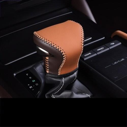 Car Gear Lever Cover Shift Knob Pad Trim for Lexus Es Es200 260 ES300 2018 2019 2020 2021 Interior Auto Accessories Styling