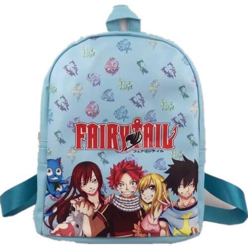 Men Women Ladies Cartoon Printing nylon Backpack Laptop School Bags FAIRY TAIL Travel Bags Knapsack for Teenage