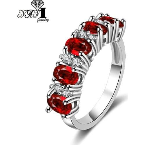 Wholesale YaYI Jewelry Fashion Princess Cut 4 CT Multi Flower Cubic Zirconia Silver Color Engagement Wedding Party Crown Rings