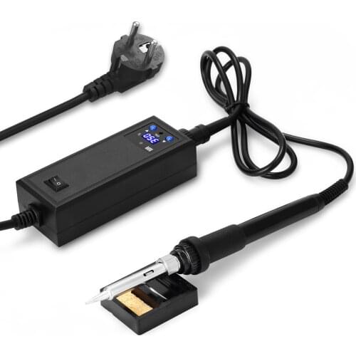 Portable 60W Digital Display Constant Temperature Welding Soldering Iron Handheld Temperature Adjustable Welding Repairing Tools