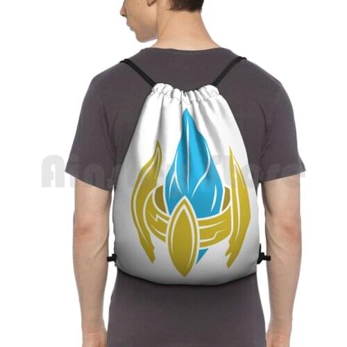 Pylon Backpack Drawstring Bag Riding Climbing Gym Bag Star Pylon Artosis Protoss Zerg Terran Rts Pc Video Games