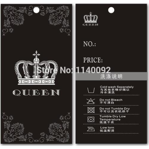 Garment customized cardboard paper hang tag/clothing glossy liminated paper swing tags/paper tags/clothing labels printing/logo