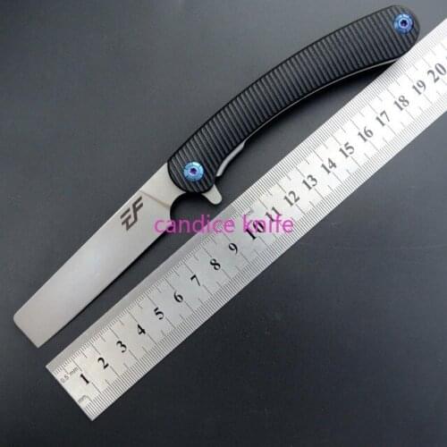 EF939 Razor Blade Folding Knife Ball Bearing D2 Steel G10 Handle Jackknife Survival Portable Hunting Camping Tactical Knife