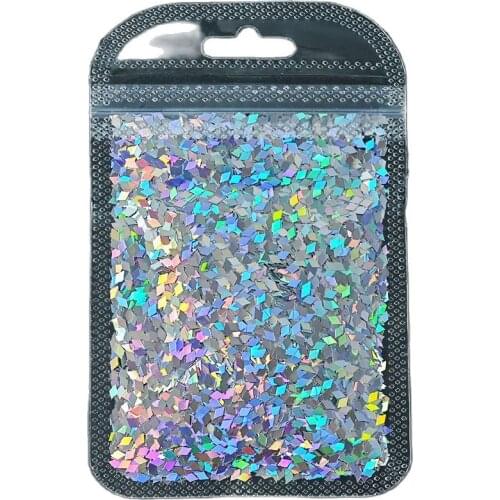 Ultrathin Laser Nail Sequins Colorful Holographics Flakes Paillette For Nails DIY Gold,Sliver Star/heart Glitter Slice Sequins