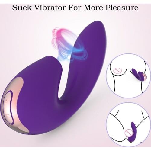 Vagina Masturbating Vibrator 10 Speeds Vibrating Sucker Oral Sex Suction Clitoris Stimulator Erotic Sex Toy for Women Couples