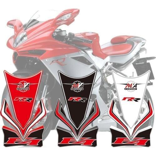 Motorcycle Fishbone Protector Sticker 3D Rubber sticker Motorcycle Tank sticker For MV Agusta F4 RR 2016