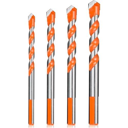1Pcs 6mm/8mm/10mm/12mm Triangle Shank Drill Multifunctional Ceramic Glass Hole Wall Cobalt Twist Drill Spiral Drill Bit