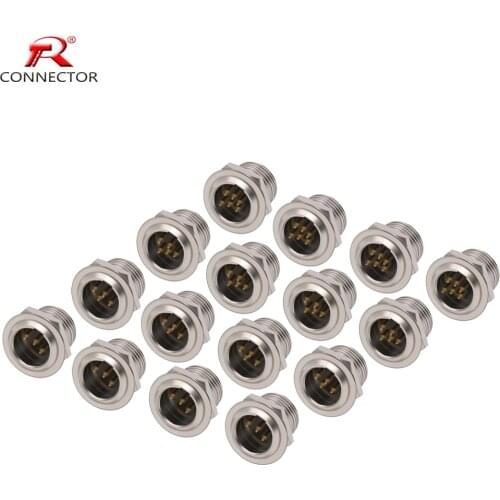 1pc Mini XLR Connector,Female Socket,Aviation Microphone Connector,Zinc Alloy+copper pins with gold plated, 3 4 5 pins available