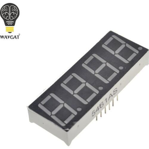 10PCS 0.56inch 4bit Common Cathode Digital Tube Red LED Digit Display 7 Segment 0.5inch 0.5 0.56 inch 0.56'' 0.56in. 4 Four bit