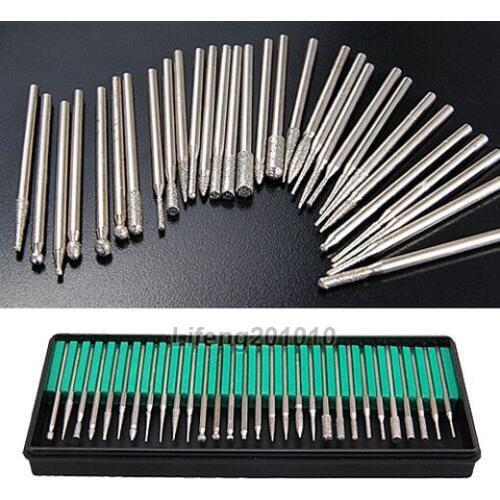 30PCS Replacement Nail Drill Bits For Electric Nail Drill Machine Manicure Kit +Free Shipping (ZJWU17F)
