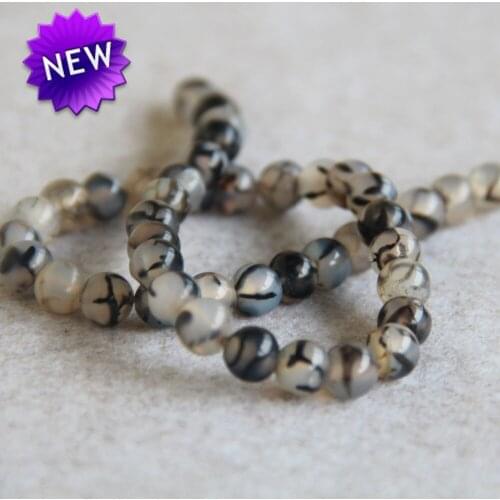 8mm Fashion New Multicolor Natural Onyx Beads Round DIY Loose Stone For Necklace Bracelet 15inch Jewelry Making Design Wholesale