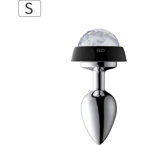 Anal Plug With Light Goods For Couples Erotic Games Vaginal Decoration Anal Dildo/Beads/Dilator/Stuff/Expander BDSM Butt Plug